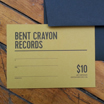 bent crayon gift certificate $10.00