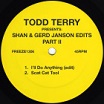todd terry shan & gerd janson edits vol 2 freeze